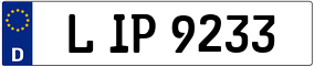 Truck License Plate
